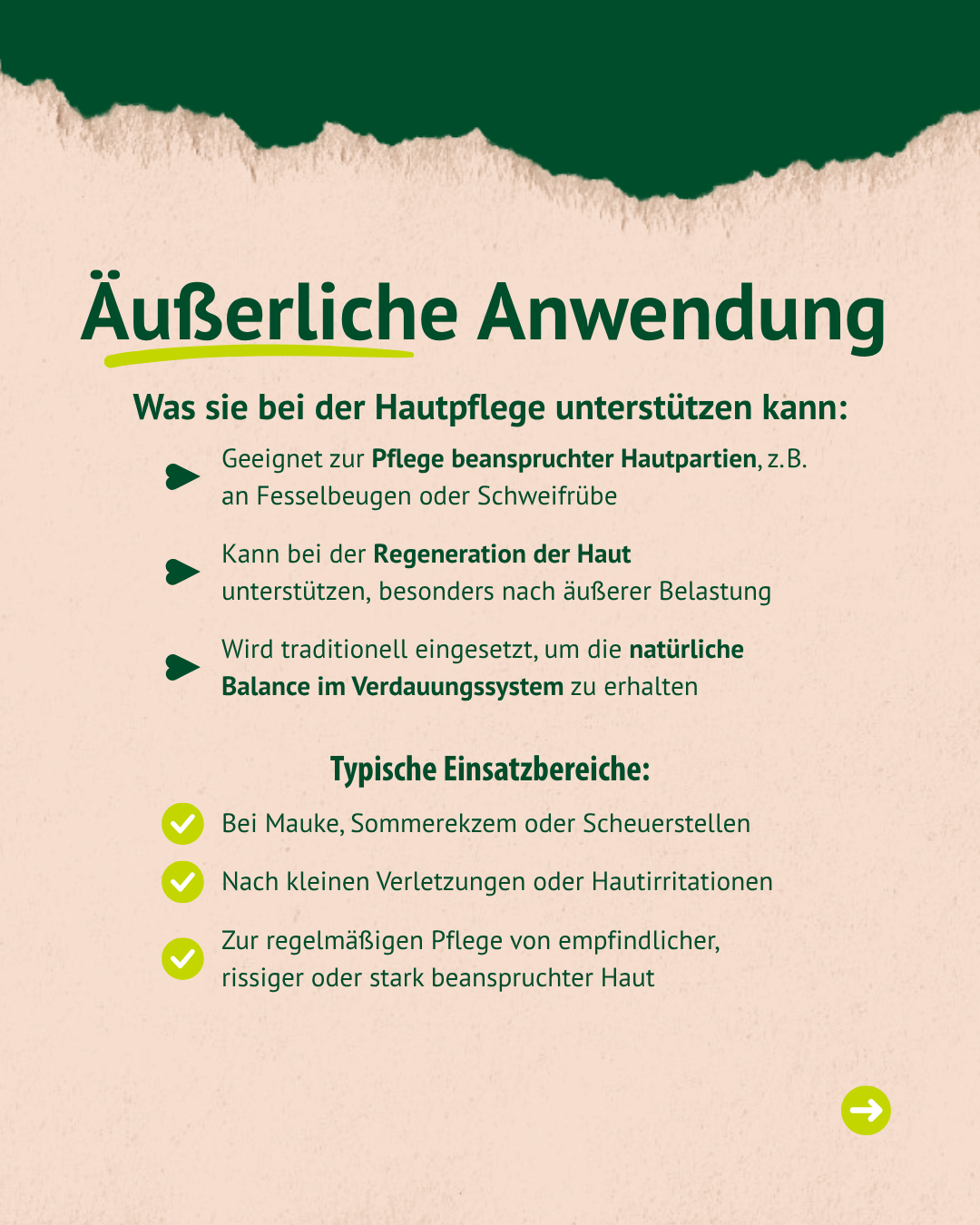Beschreibung der Anwendung der Ringelblume