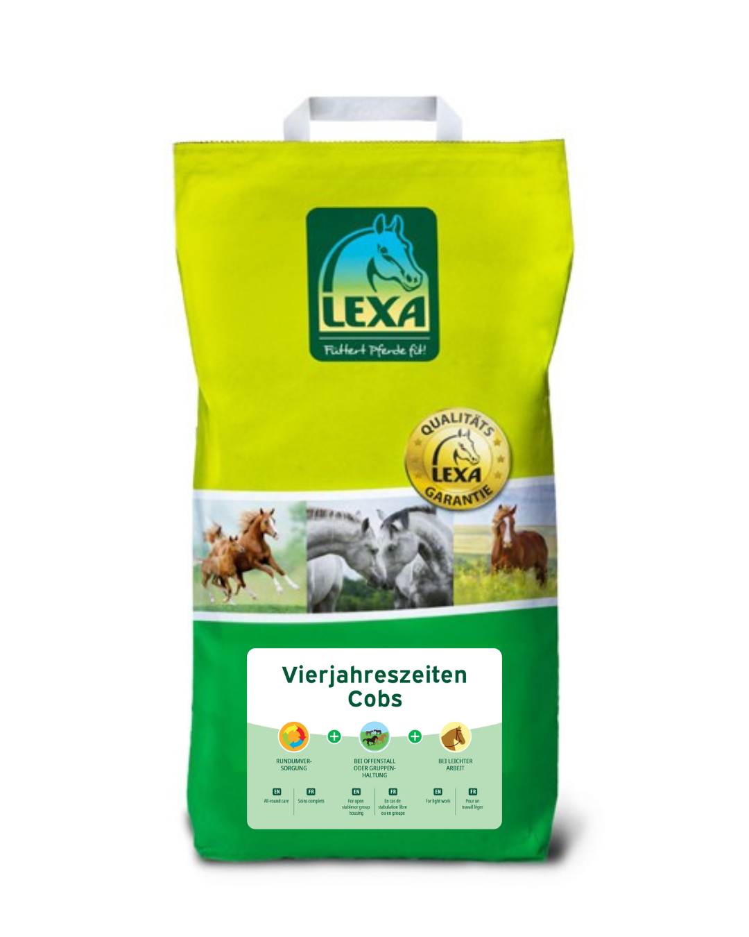 LEXA Vierjahreszeiten Cobs zur ganzj&auml;hrigen Mineralstoffversorgung von Pferden