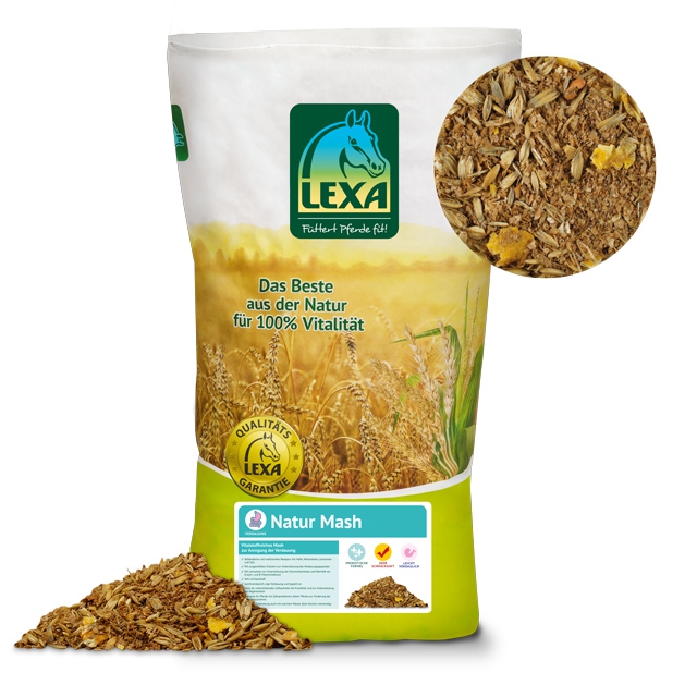 Lexa Natur Mash 15kg vitalstoffreiches Mash mit Leinöl 1,86€/1kg 