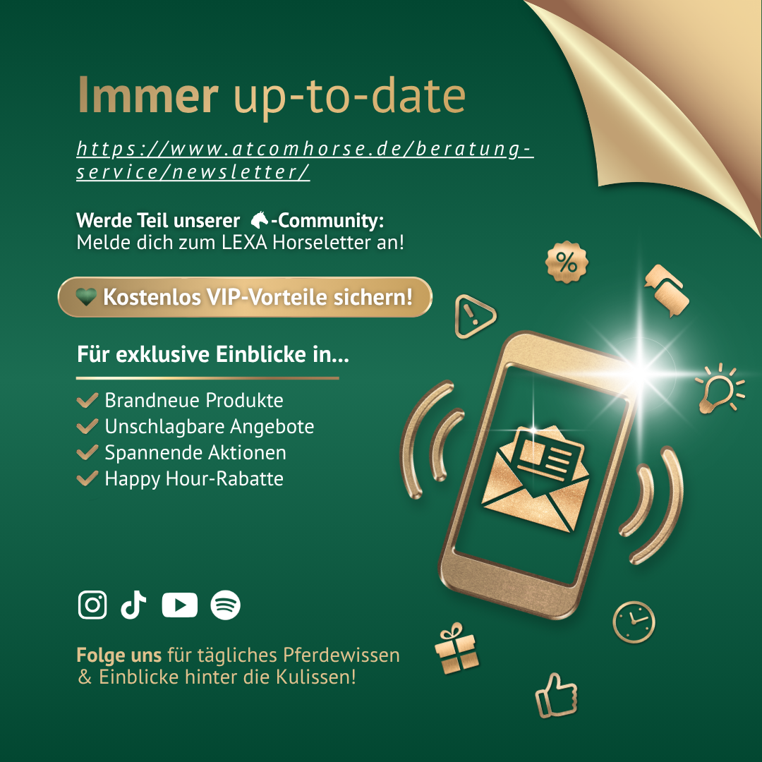 ATCOM Beratung & Community – exklusive Angebote, Pferdewissen und VIP-Vorteile sichern