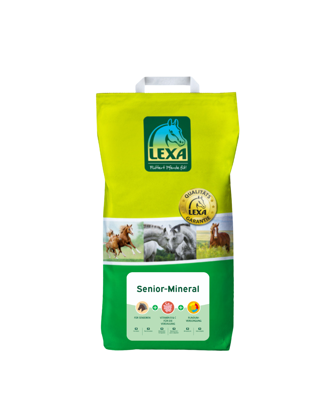 LEXA Senior Mineral, Mineralfutter für das alternde Pferde, 25 kg Sack